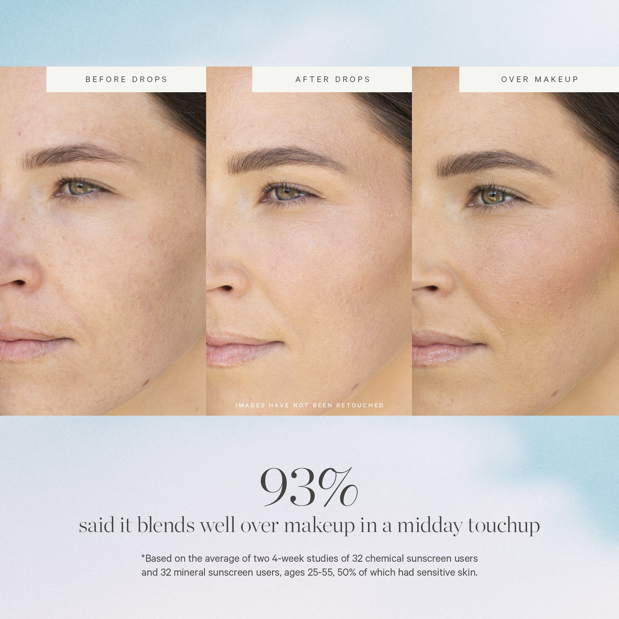 有機ミネラル日焼け止めドロップ：SPF 30 |絹のような太陽が落ちます