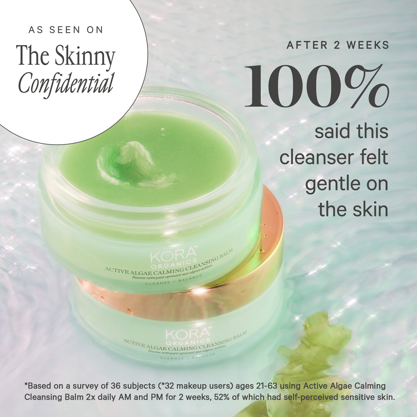 Active Algae Calming Cleansing Balm - KORA Organics